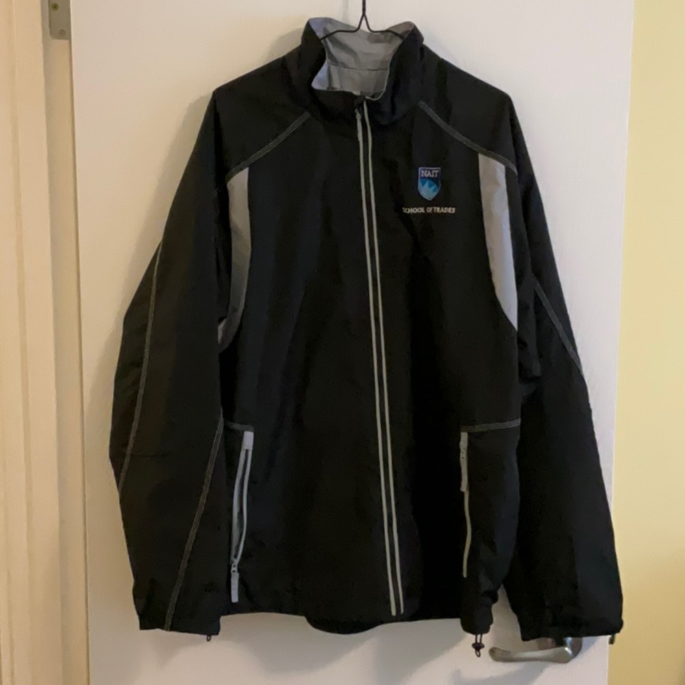 Black Windbreaker- North End